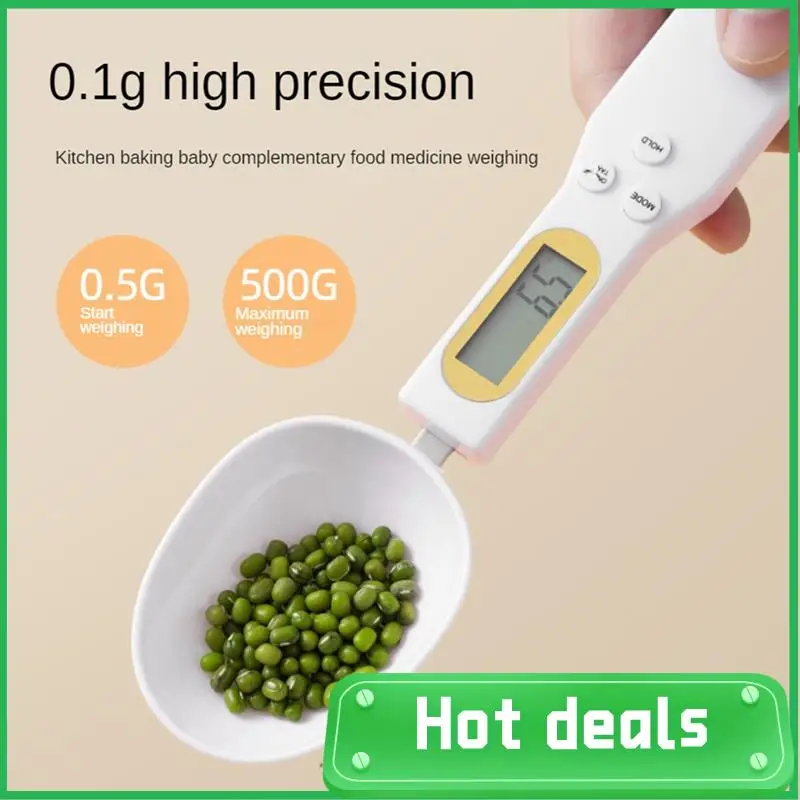 A74X - Cyfrowa miarka kuchenna z wagą 500G / 0.1G, wysoka precyzja, wyświetlacz LCD, gadżet kuchenny