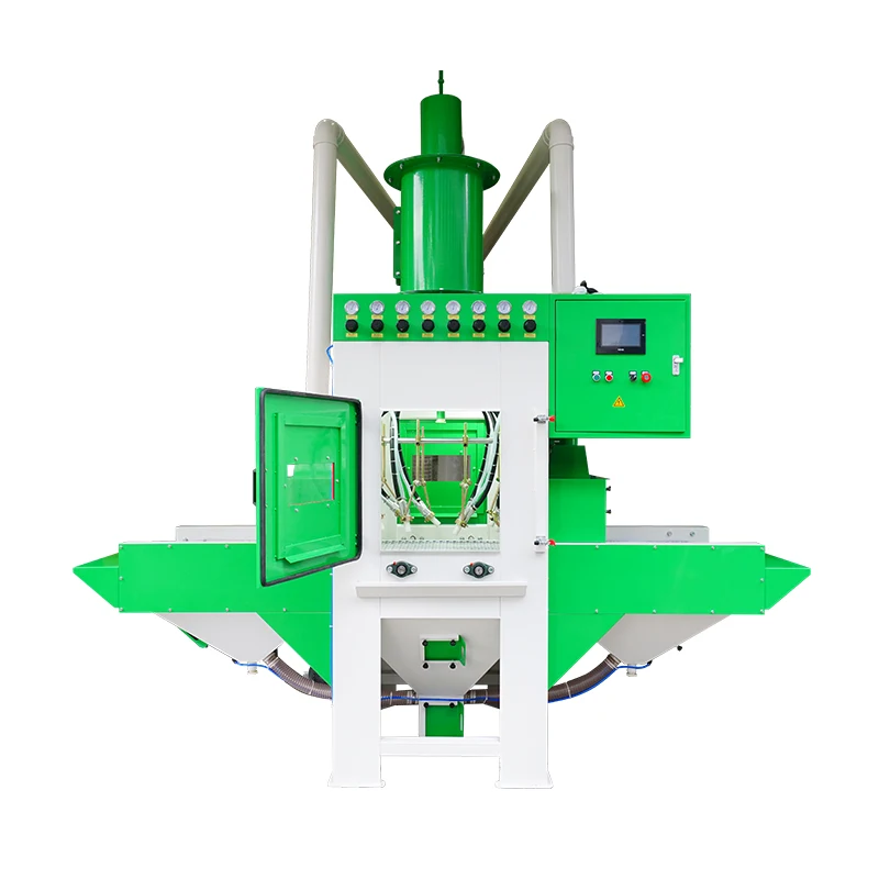 Conveyor Belt Automatic Sandblasting Machine Automated Sand Blasting System for Different Workparts