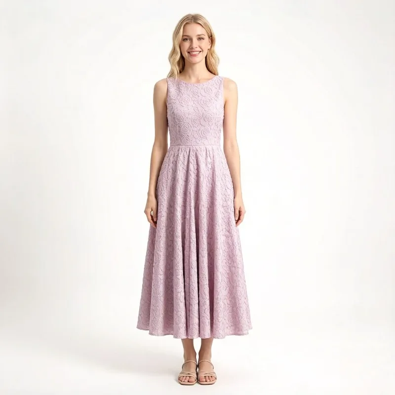 

Плиссированная юбка Miyake, новинка осени 2026, элегантная однотонная плиссированная юбка средней длины с эластичной талией для офиса и повседневной носки