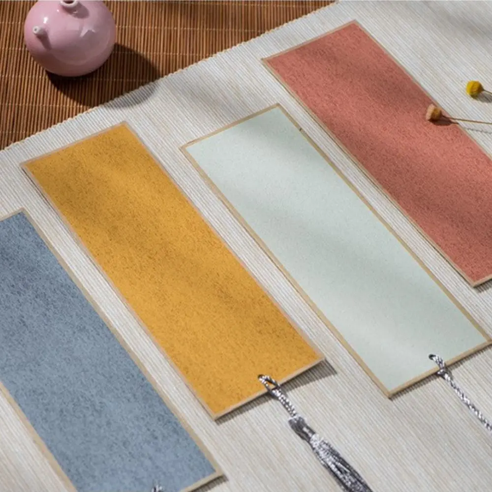 페이지 마커 공예 장식 교수형 태그 편지지 DIY 독서 마커 빈 책갈피 태슬이있는 책갈피 서예 용지