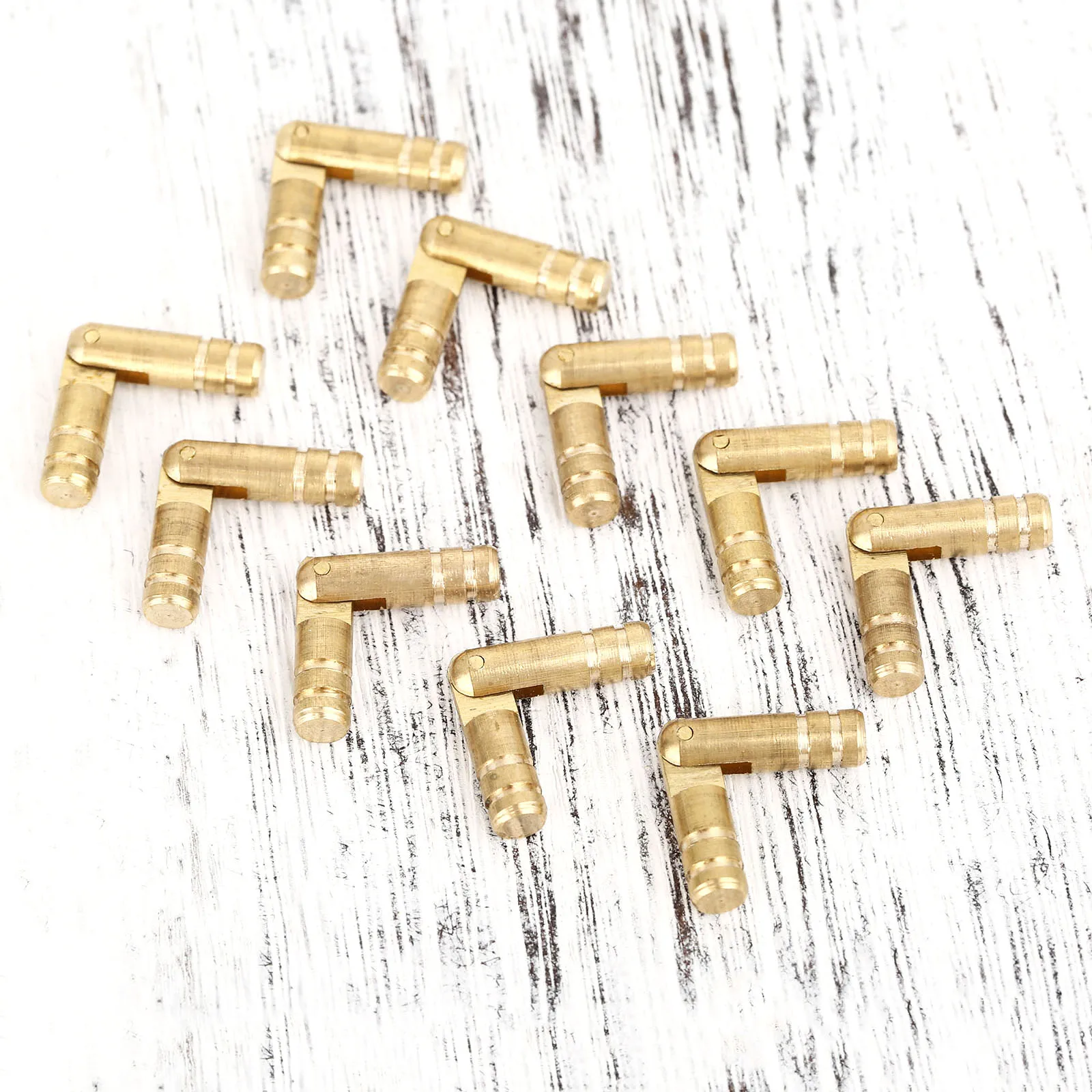 

10pcs Invisible Concealed Barrel Hinge Pure Copper Brass Wine Jewelry Box Hidden Invisible Concealed Barrel Hinge 30*5mm