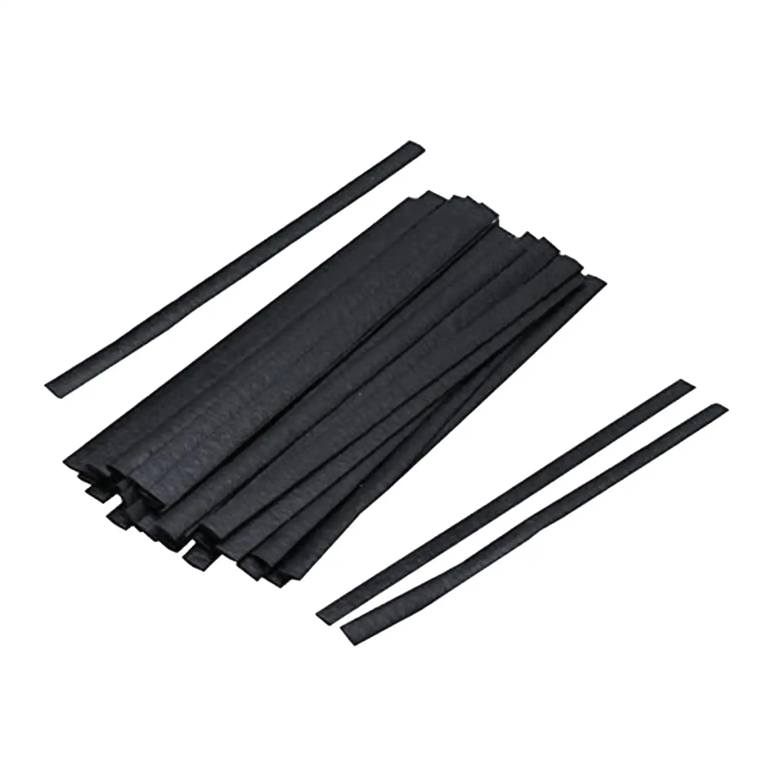 Welding Rods Plastic Flat Strip for Kayak Repairs Motorbike Fairings Bumper Welder Tool 20pcs Black Strong Bonding