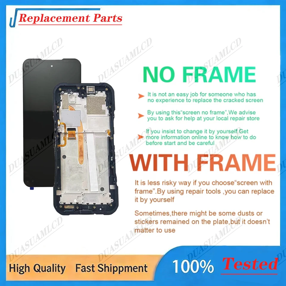 Pantalla LCD original táctil para DOOGEE V20 Pro V20S, repuesto completo para smartphone 3
