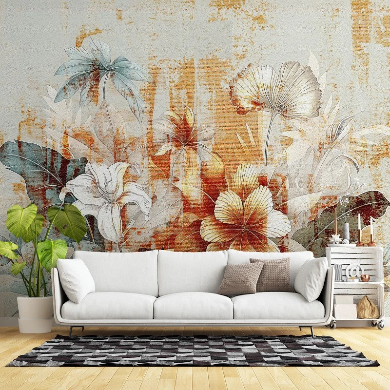 custom Rose Gold Jewelry Wallpapers Butterfly Background Modern Europe Mural for Living Room Large Painting wallpaper Home Decor