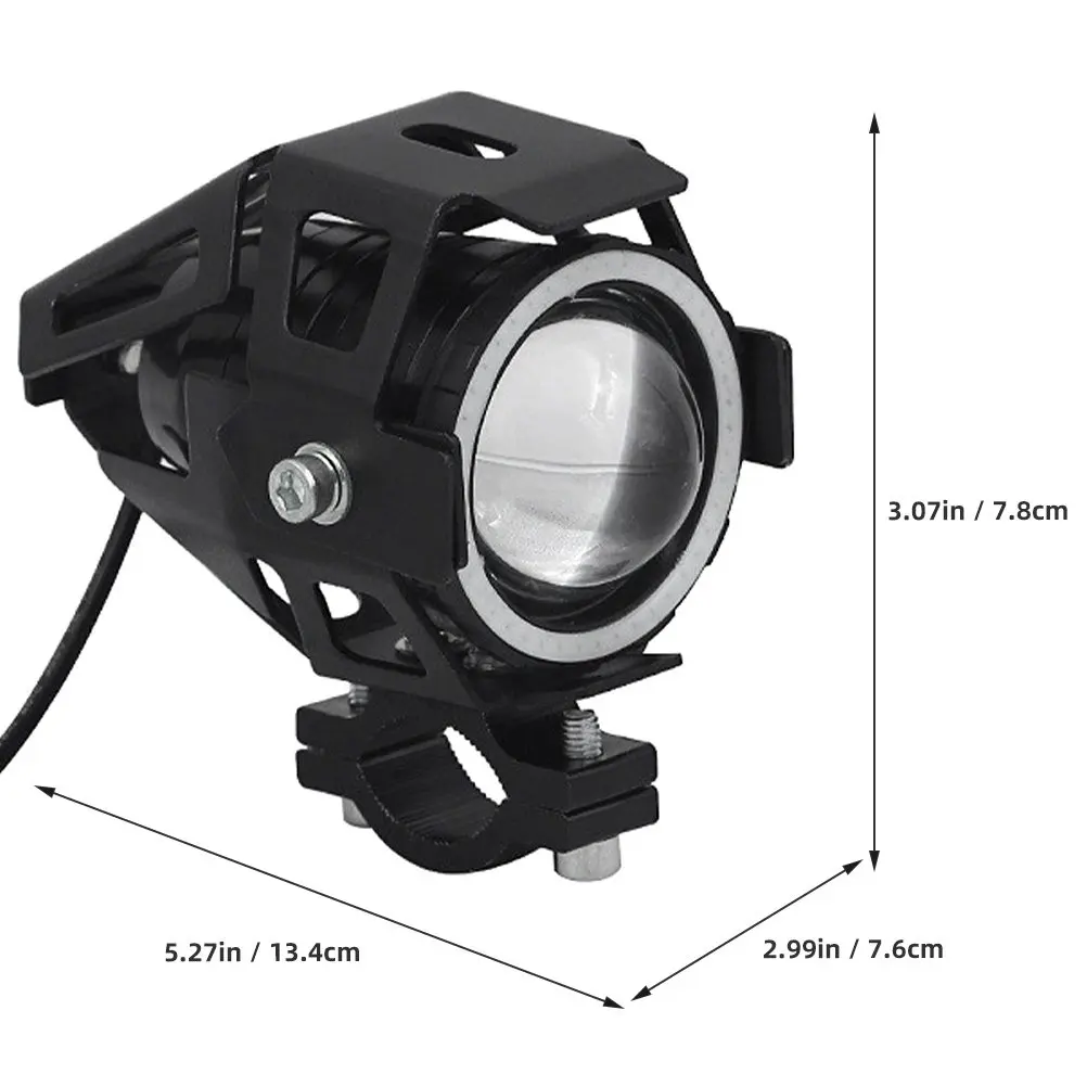 Picture 4: Motorbike Spotlight Spotlights Lighting Head Lamp for Headlight Motorcycle Auxiliary Driving Headlights Additional