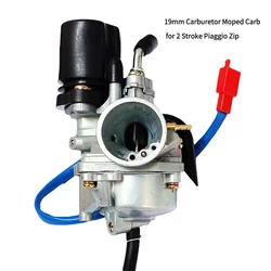 19mm Carburetor Carb Moped for 2 Stroke Piaggio Zip For Yamaha Jog 50 50cc Scooter 50cc 70cc 90cc Mini Carb ATV 1E40QMB