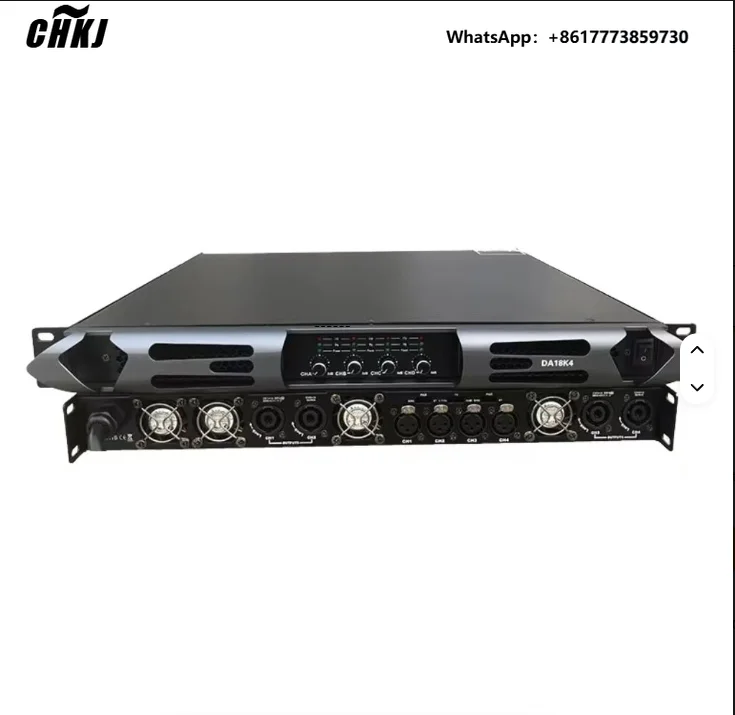 

DA18K4 18000 W 4-Kanal 1U Klasse-D-Stereo-Audio-Leistungsverstärker