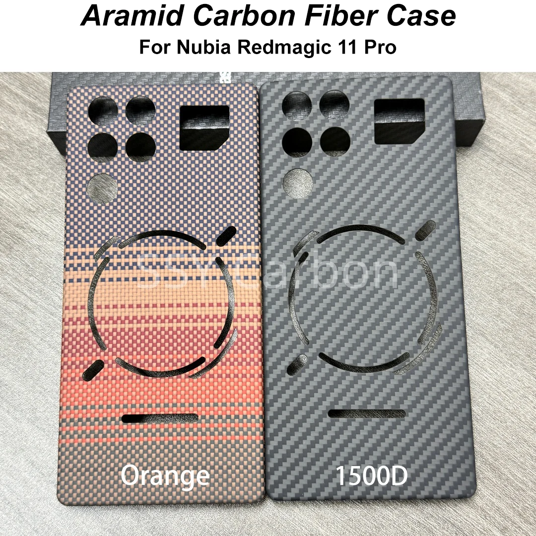 Redmagic Tablet Accessories - Funda de fibra de carbono real