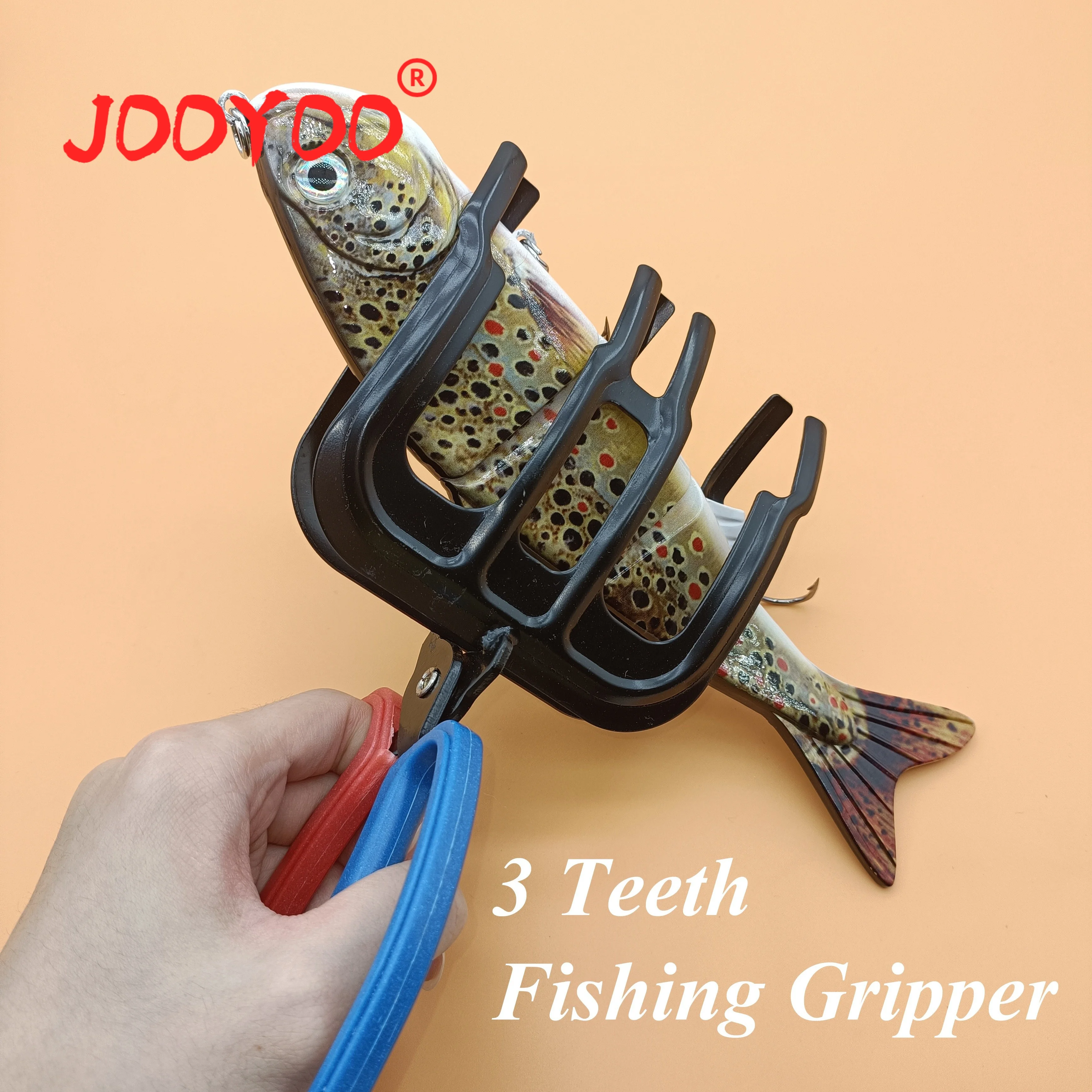 

1PC 3-Teeth Get a Grip on Your Fishing Game with Control Fish Pliers - High-Quality Three-Claws Metal Grips for Enthusiasts