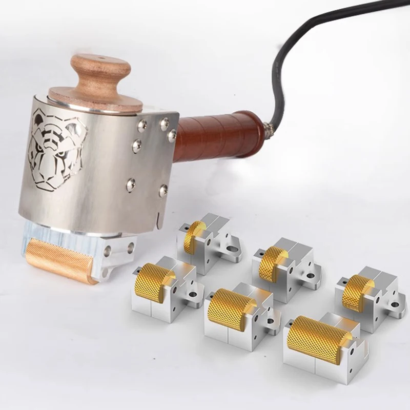 Hand‑Held Electric Branding Iron Adjustable‑Temperature Hot‑Stamping Apparatus Leather Wood Paper Logo Embossing Equipment