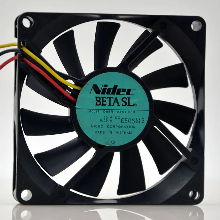 

NEW ORIGINAL D08R-12TS1 12V 0.09A 8015 80x80x15mm COOLING FAN RADIATOR