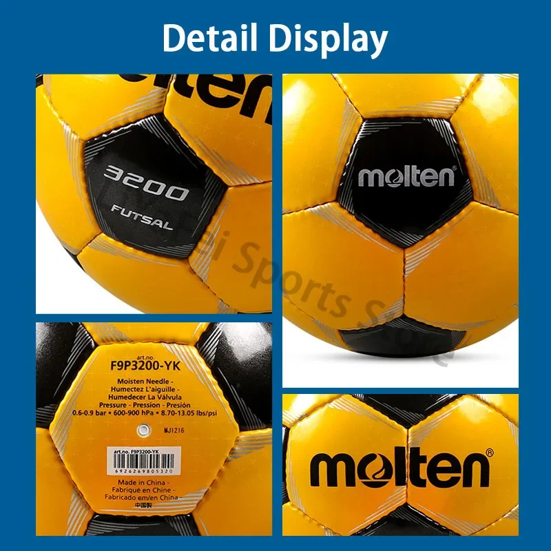 FA3200 Molten Size 4/5 Football Futsal Soccer PU High Quality for Youth Adults Footballs Outdoor Indoor Balls Free Gifts