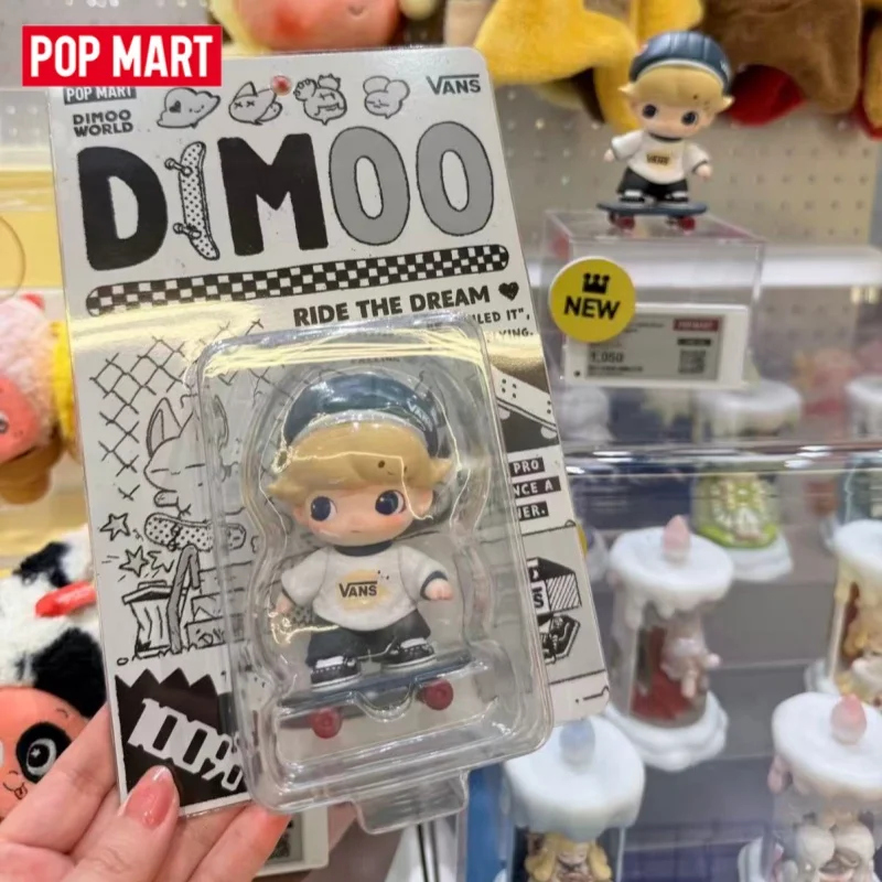 

POP MART DIMOO WORLD VANS Ride The Dream Series Blind Box Surprise Mystery Box Mistery Action Figure Home Desktop Decoration