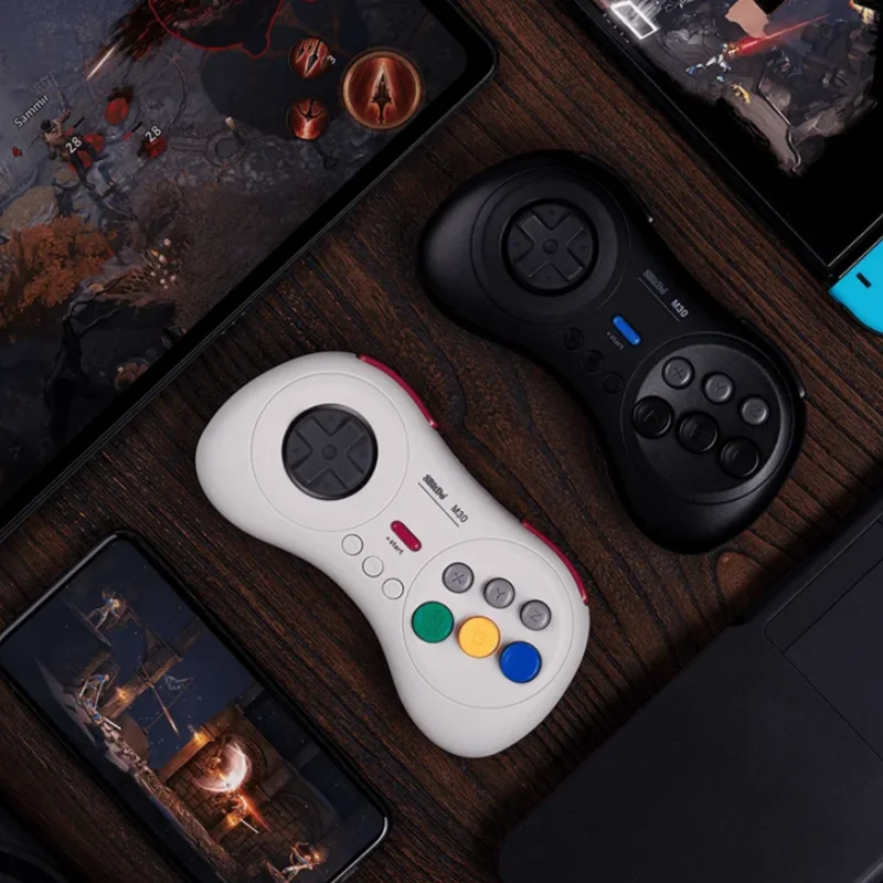 New 8bitdo M30 2.4g Wireless Mini Gamepad Game Controller For Sega Genesis Mini And Mega Drive Mini Game Console Accessories