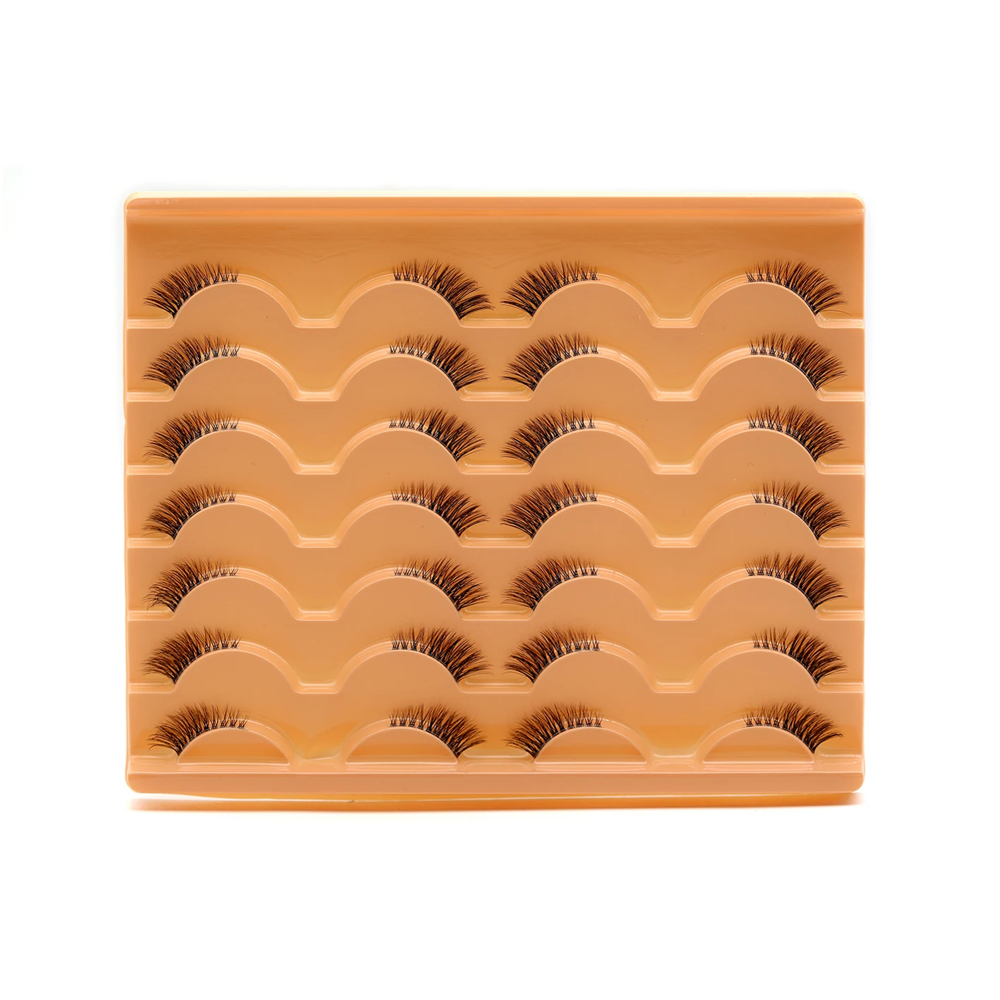 ハーフまつげ自然な見た目のハーフまつげエクステンション耐久性のあるつけまつげ目用簡単なアプリケーションと長持ちする着用
