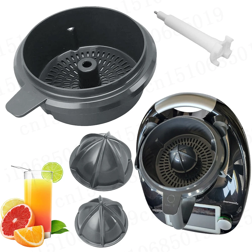 

Juicing Set Pure Juice Extraction Separation for Thermomix TM5/TM6 Cooking Machine Orange Press Strainers Basket with Press