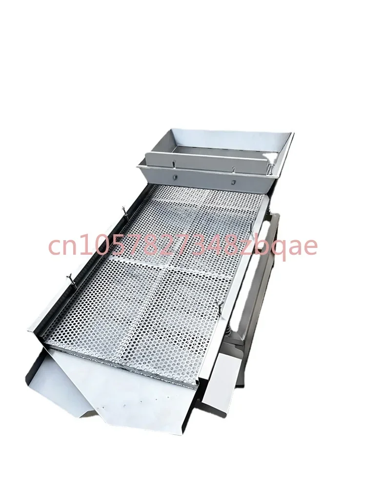 201 Stainless Steel Screening Machine, Vibrating Screen, Small Rice Crushing Screening Machine, Electric Plastic Particles