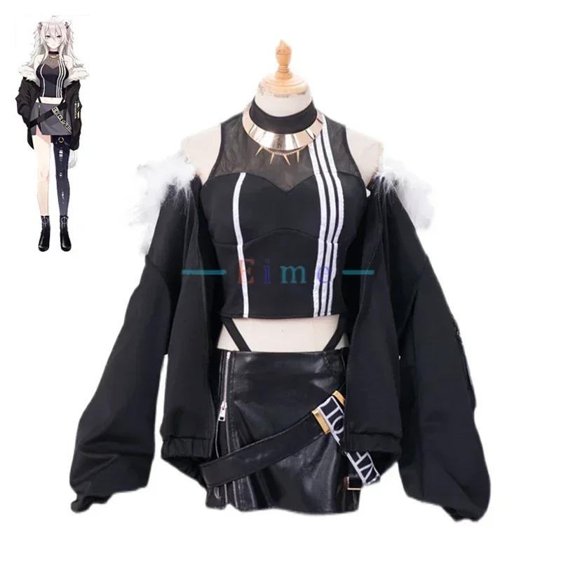 

VTuber GAMERS YouTuber Shishiro Botan Cosplay Costumes Women Black Suit Halloween Carnival Uniforms Custom Made