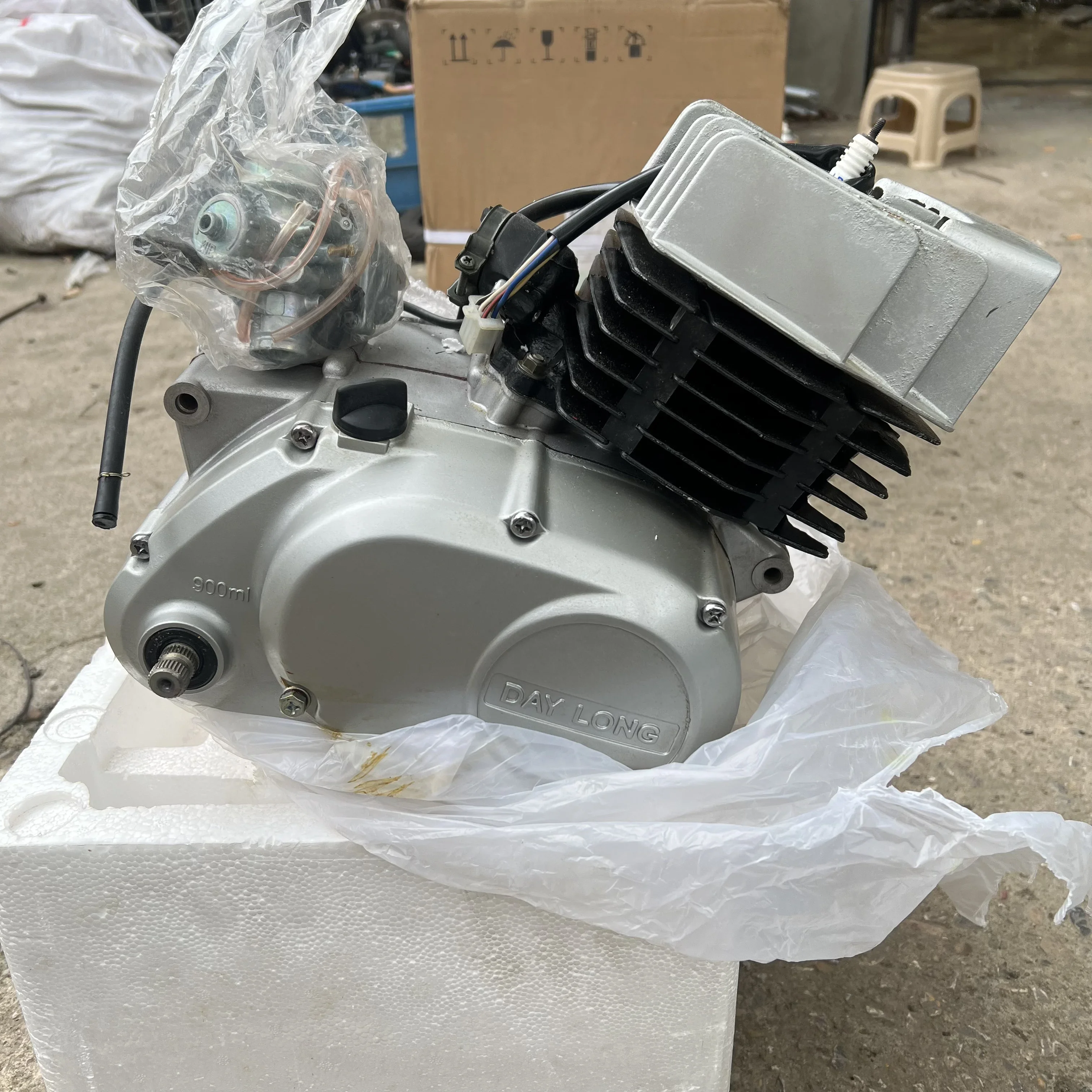 Venta de Fábrica: Motor de 2 Tiempos AX100 de 100cc para Motocicleta, Motor AX100cc para AX100 de 2 Tiempos con Kit de Motor Completo, Doméstico