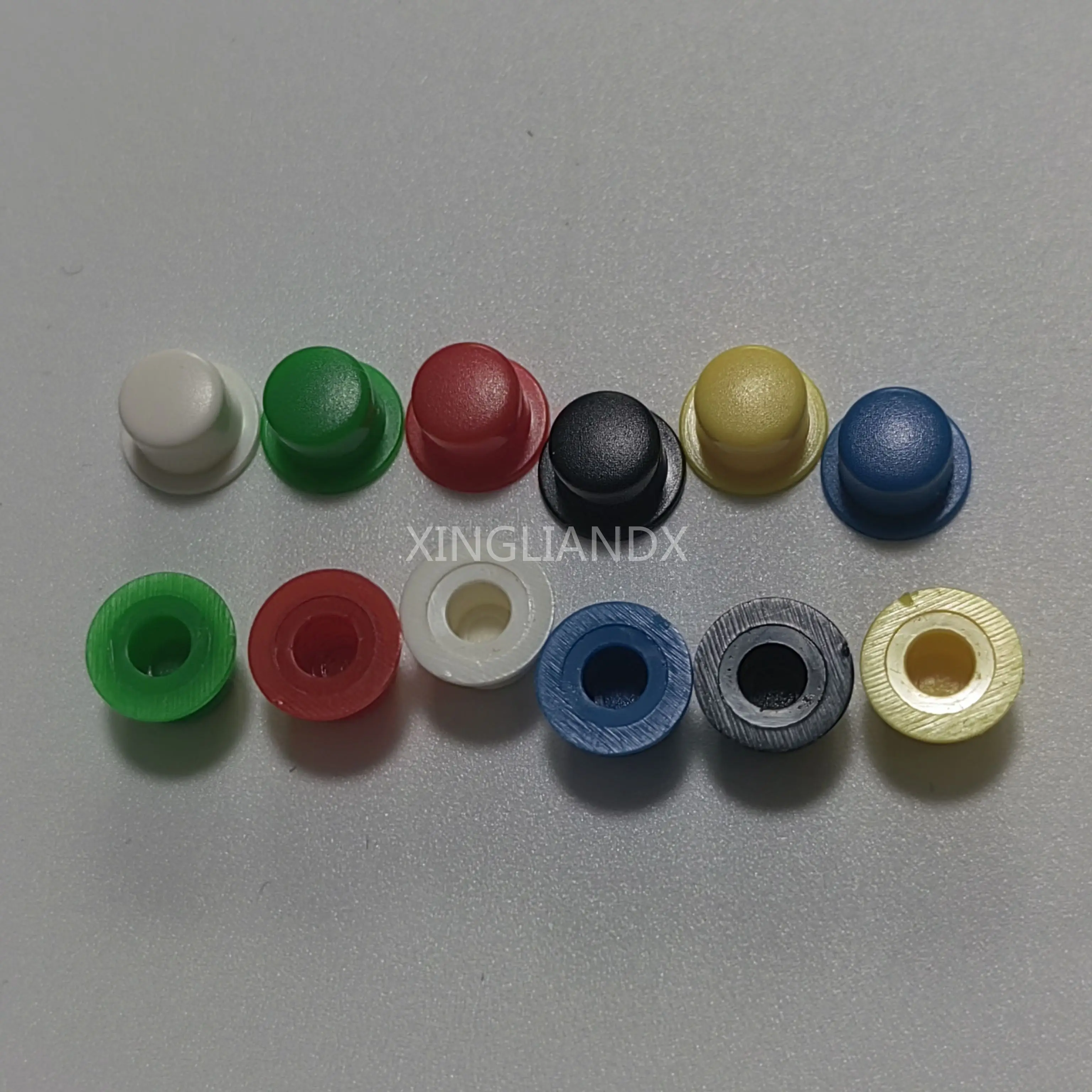 100PCS ID 3.1MM A101 Plastic Switch Button Caps Push Key Cap 4.5*7.4mm Hat Shape for 6*6 Tact Switches