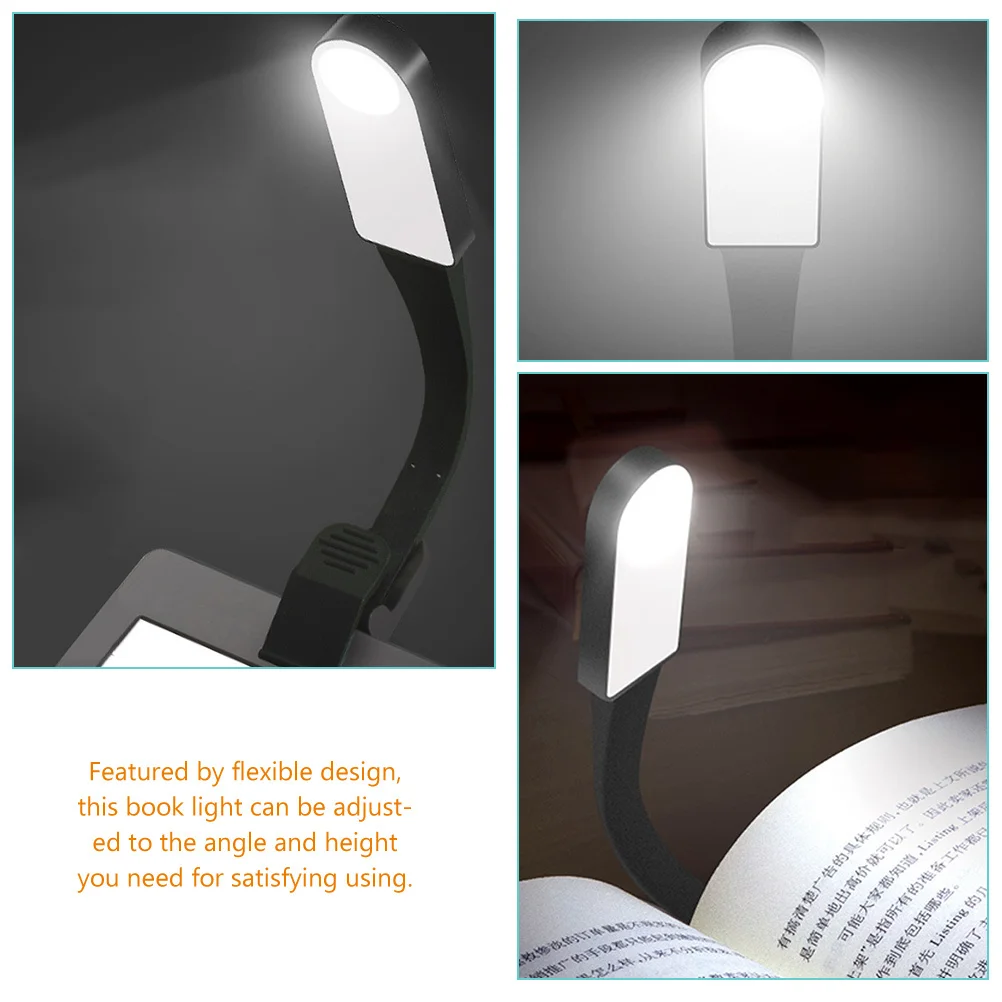 

Adjustable Book Light with Clip USB Rechargeable LED Reading Lamp for Bed Kids Dorm Study Portable Reading Light for Night