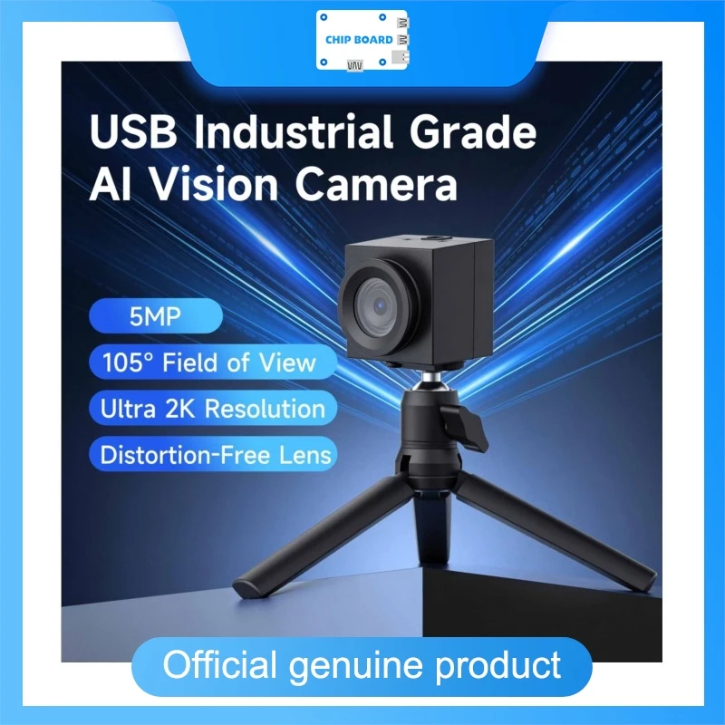 Yahboom 5MP USB AI Vision Camera, 2592×1944 HD, Plug-and-Play for Jetson AGX Orin/NANO/NX SUPER, RDK X5, RPi 5, PC