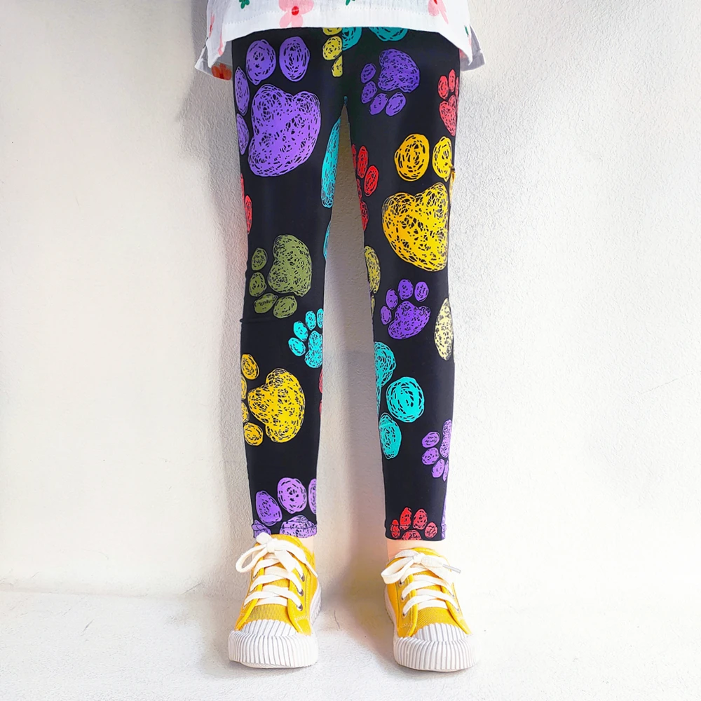 Kinder kleidung Kinder hose Frühling und Herbst Mädchen gedruckt Cartoon Slim Fit Hose Sommer hose – Detail 11