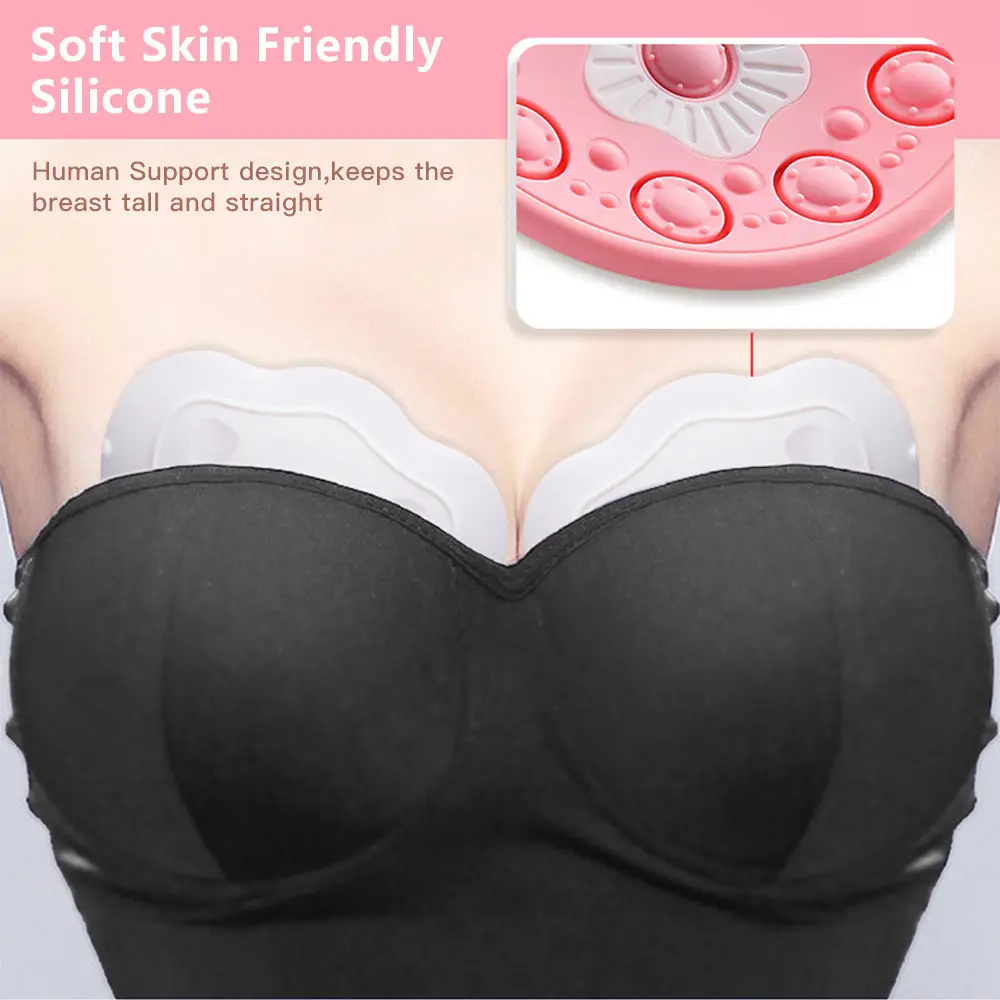 Electric Breast Massage Pad Infrared Heating Chest Enlargement StimulatorAnti-chest Sagging Breast EnhancementInstrument