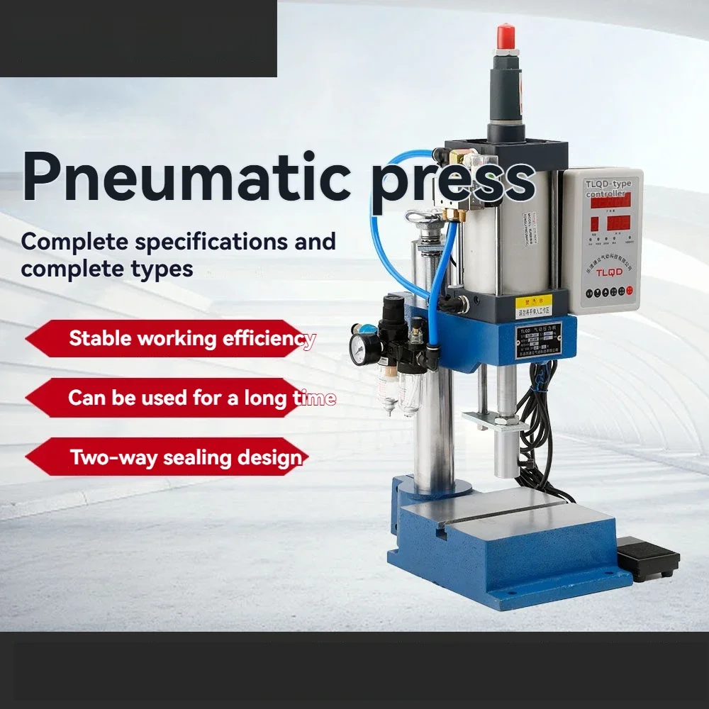 Small Desktop Pneumatic Punching Machine Press Cylinder Rivet Machine Hot Press Double Column Pneumatic Punching Machine