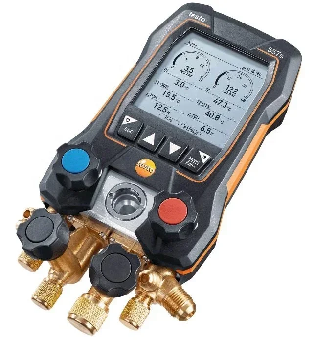 Testo 550s Smart Kit Testo 557s Smart 2 Valves Digital Manifold Gauge