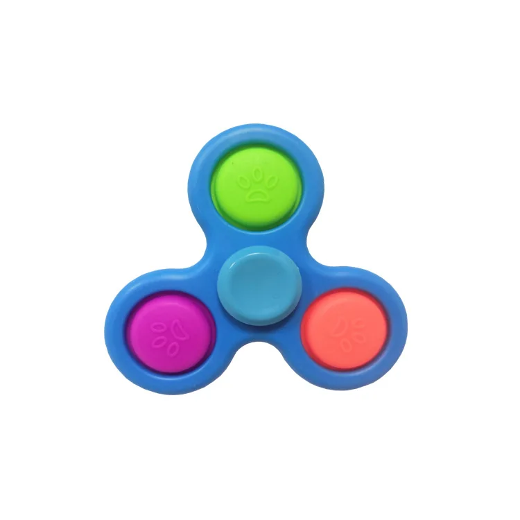 Mới Fidget Spinner Đơn Giản Vết Lõm Mới Lạ Ngón Tay Spinner Đồ Chơi Fidget Lật Cảm Quan Văn Phòng Để Bàn Đồ Chơi Giúp Xả Stress Phát Hành