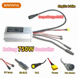 BAFANG-G060 Fat Motor Controller Hub, 48V, 750W, Super 73 Controller Protocol, Extended Motor Cable, 50cm