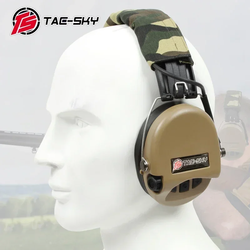 

TS TAC-SKY Tactical Electronic Shooting Earmuffs FOR SORDIN IPSC Headset without microphone silicone version Tactical Headset