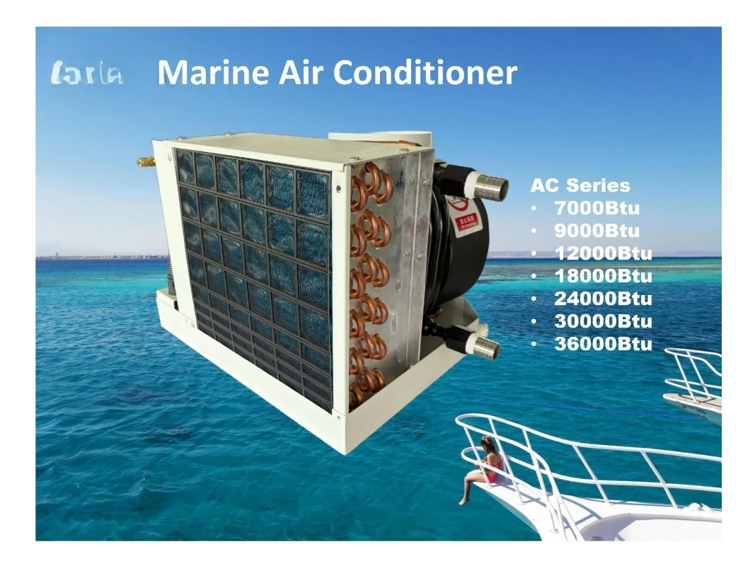 Big Capacity 30000BTU Self-Contained Evaporative Air Cooler Marine Air Conditioner Inverter AC R410A Energy Saving Eco-Friendly