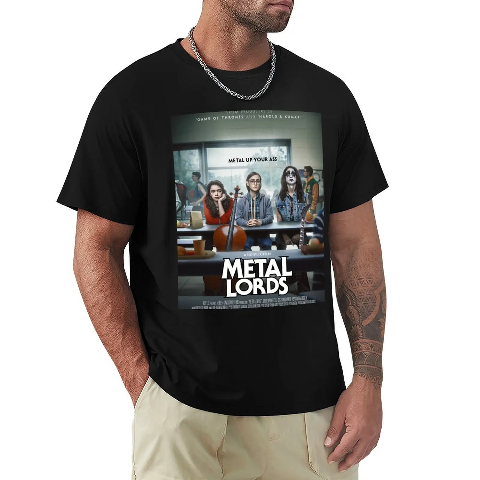 

Metal Lords T-Shirt oversized anime t shirts Man t-shirt blue archive black t shirts for men