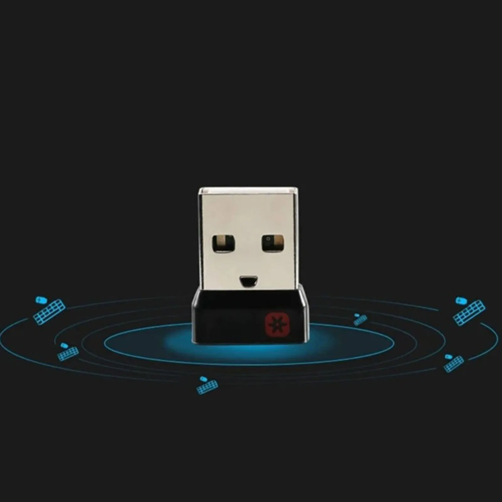Universal Wireless Receiver Compatible with Logitech Unifying Mice and Keyboards Easy Pairing Computer Accessories