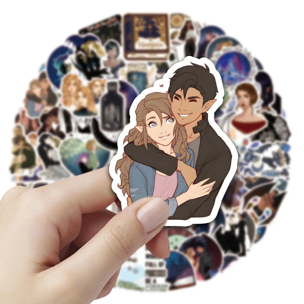 10/30/50/100pcs TV Show Acotar Merchandise Stickers Decals Graffiti Skateboard Motorcycle Luggage Waterproof Kids Sticker Toys