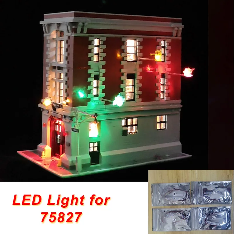 LED-Lichtset für 75827 Firehouse Headquarters, dekoratives Lichtset (nur LED-Licht, NICHT im Lieferumfang enthalten sind die Modellbausteine)