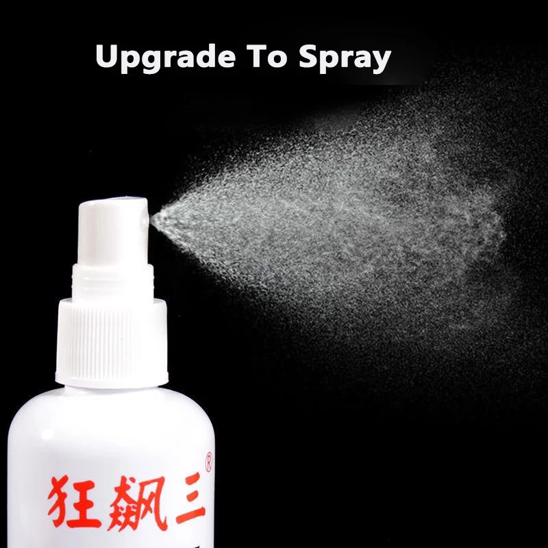 HURRICANE 3-Goma adhesiva para tenis de mesa, superficie de goma en espray de limpieza, raqueta de tenis de mesa, nutrientes de goma, 100ml