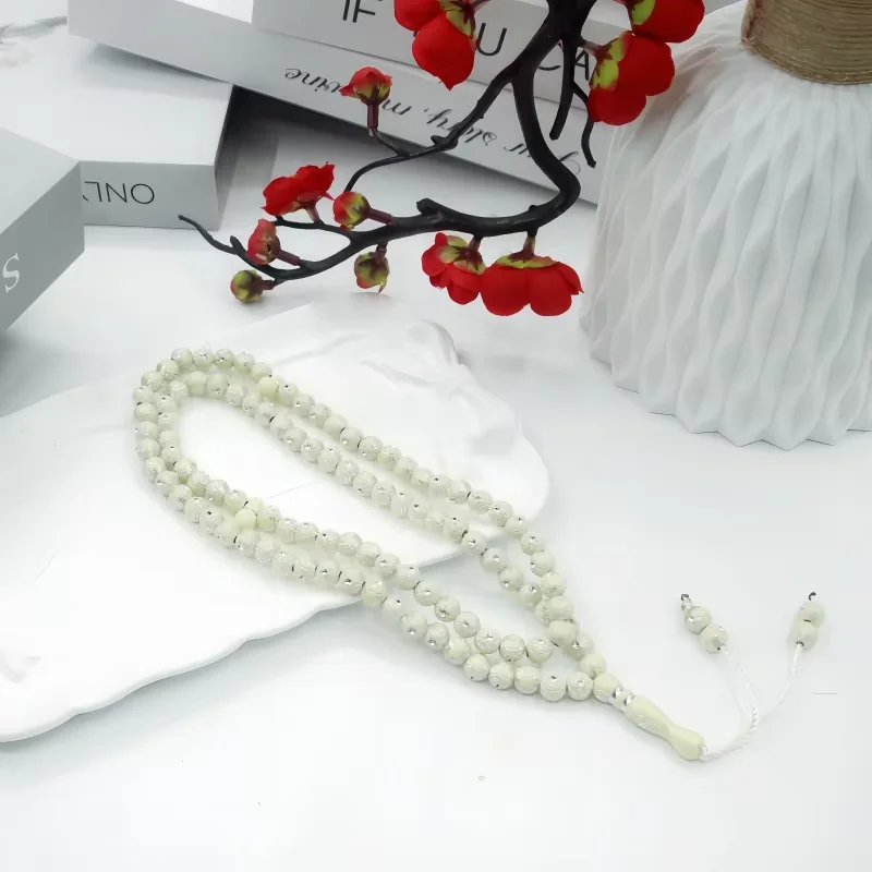 Islamic Worship Tasbih 6mm 99 Beads Muslim Misbaha Prayer Rosary Ramadan Eid Religious Holiday Gift view 4