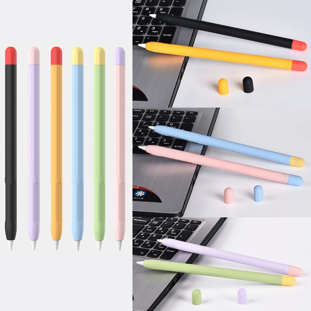 Etui ochronne na Apple Pencil 2 Miękkie silikonowe etui na tablet Przenośne etui na pióro dotykowe do Apple Pencil 2nd