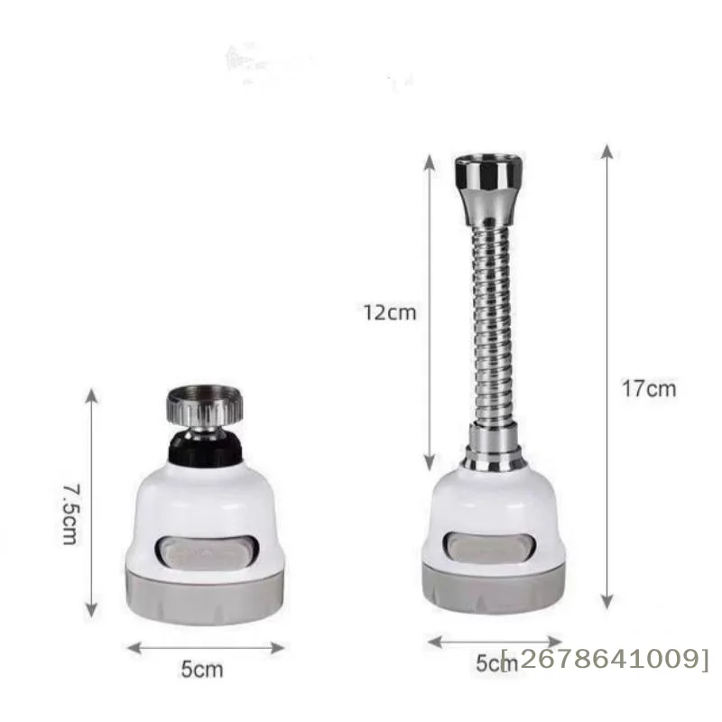 ⚑3 Modes Universal Kitchen Faucet Adapter 360 Rotation Faucet Filter Extenders Kitchen Gadgets Spray Water Saving Tap Nozzle view 6