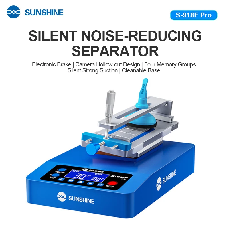 

SUNSHINE S-918F Pro Silent Noise-Reducing Separator Four Memory Groups Compatible with iP17 series and other irregular screens