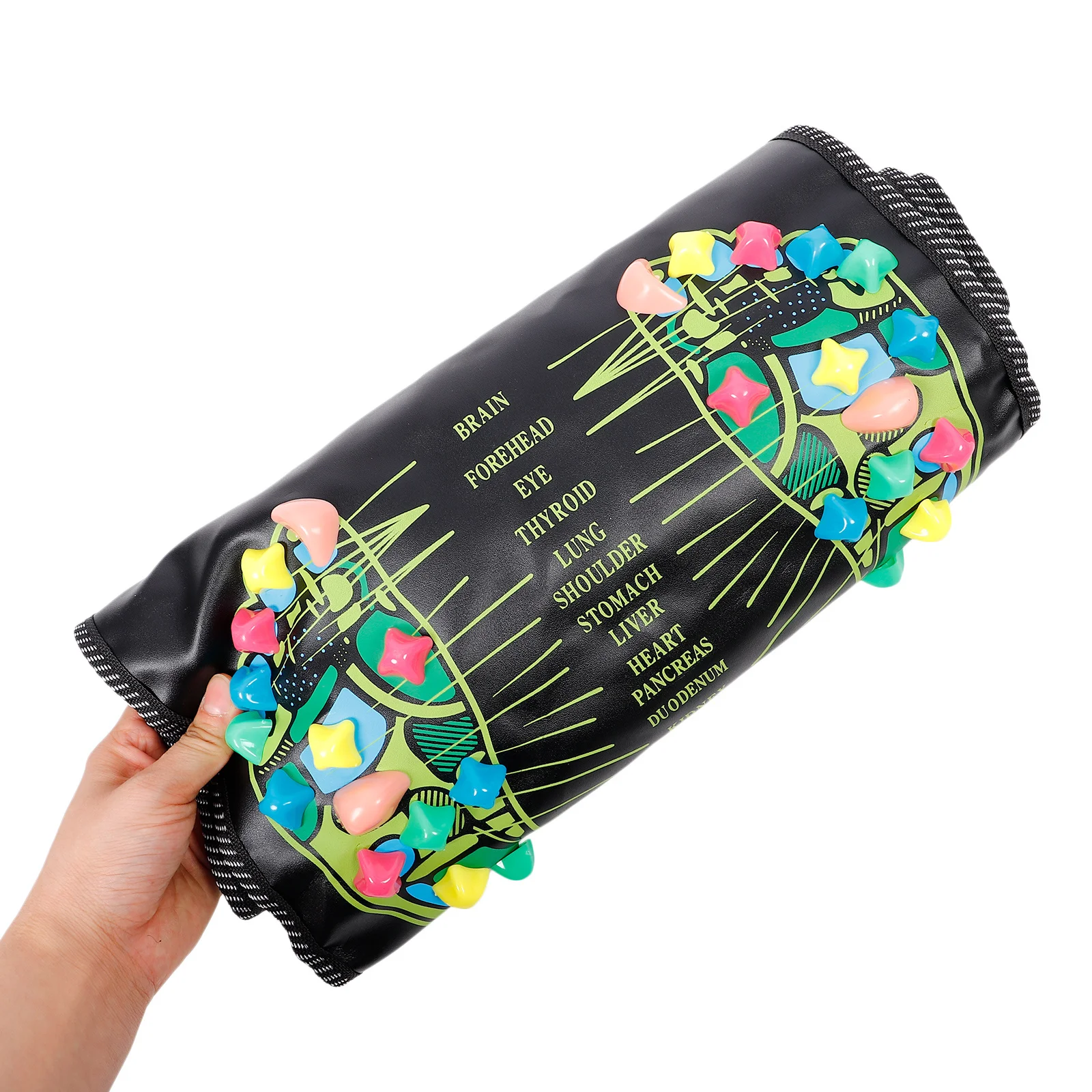 

Reflexology Foot Massager Mat for Acupressure Therapy Portable Sole Massage Pad for Fatigue Relief Body Relaxation Tool