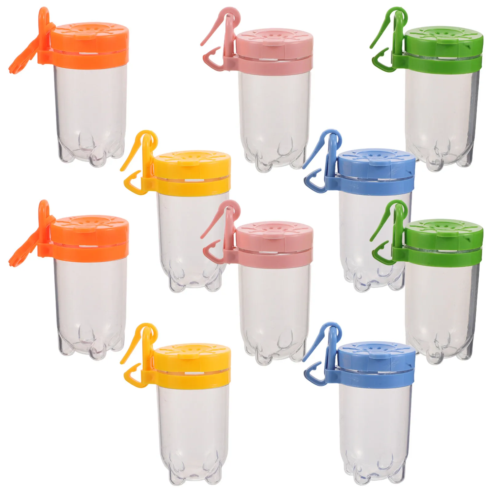 

Набор из 10 прозрачных контейнеров для наблюдения за насекомыми с откидной крышкой, портативный набор для изучения насекомых, для детских исследований на природе, для сбора образцов