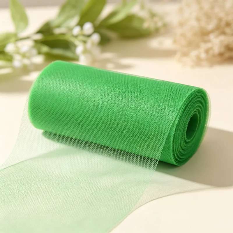 Dressmaking Craft Material Mesh Braid Soft Polyester Trim For Wedding Skirts And Bridal Attire Creation