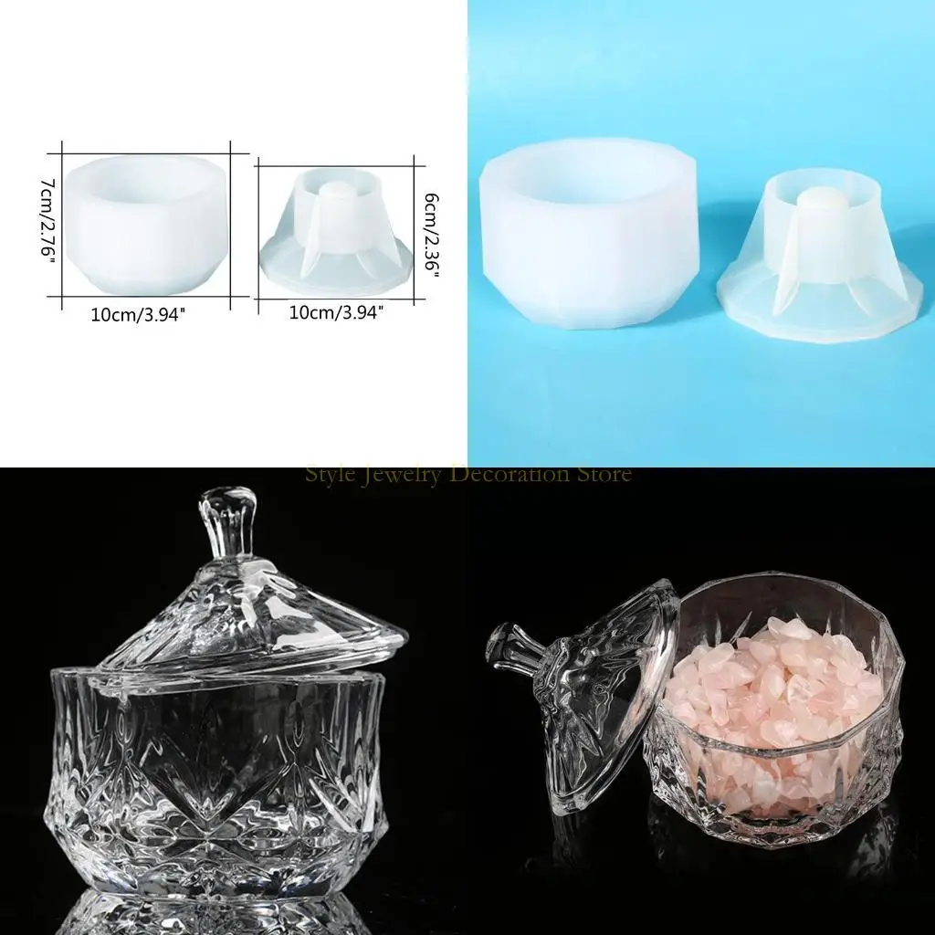 

Коробка для хранения D46E с ультрафиолетовой эпоксидной плесенью с крышкой