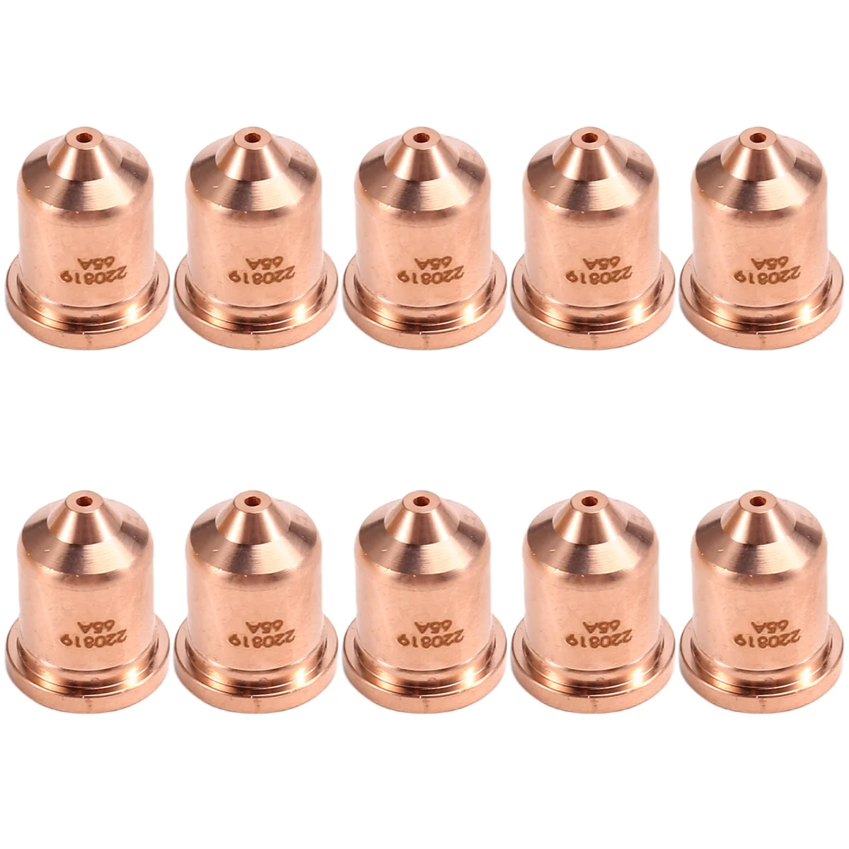 10pcs 220819 65A Nozzles Fit for Powermax 65/85/105 Plasma Cutting Torch Consumables