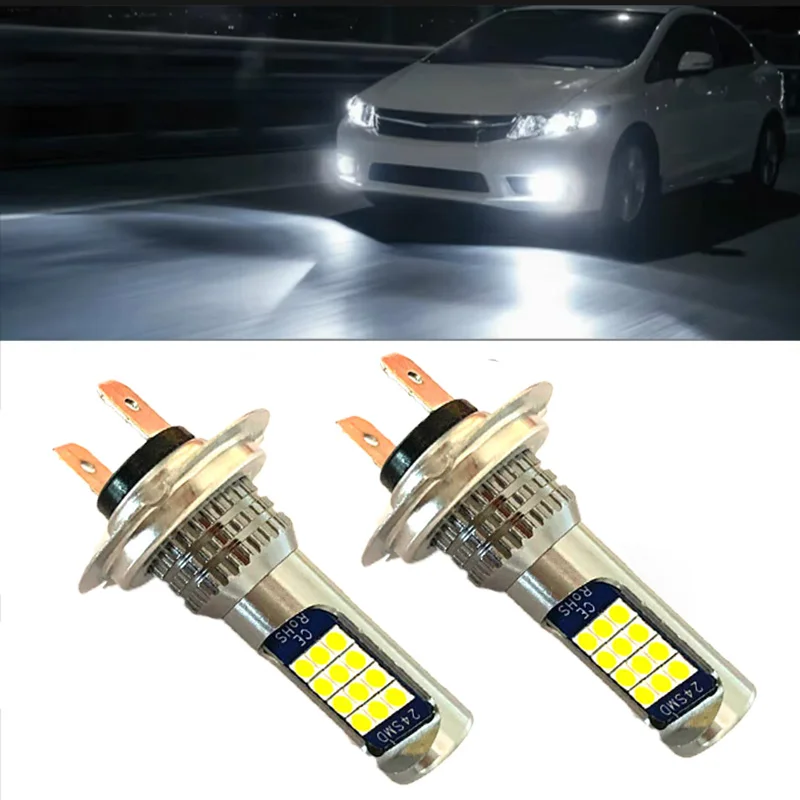 2Pcs H7 Led Headlig…