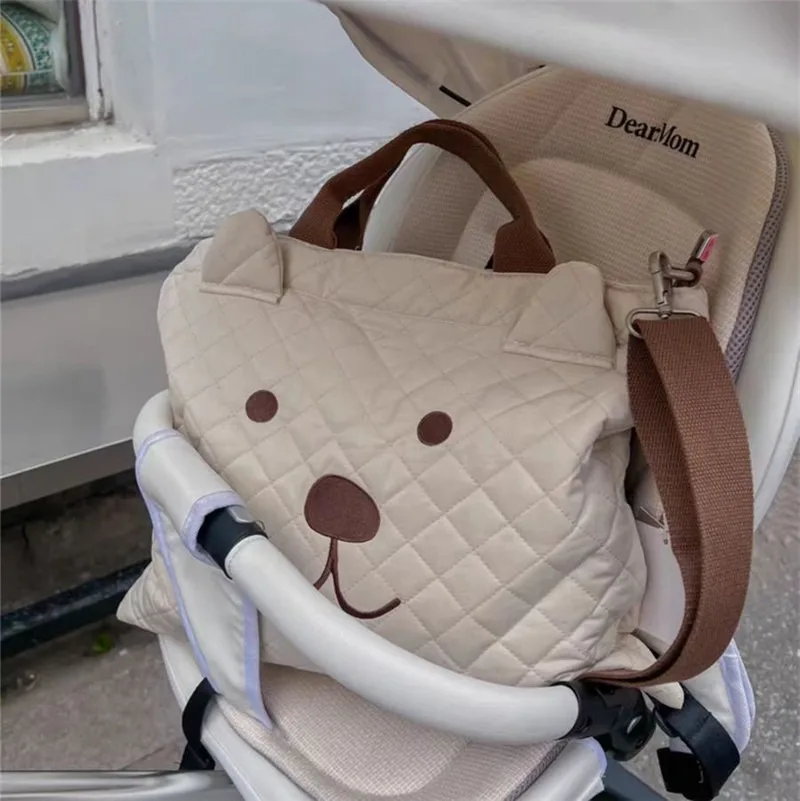 MUNIBag-Sac à main de dessin animé multifonctionnel pour maman, sac à bandoulière matelassé, grande capacité, léger, sortant, mère, enfant